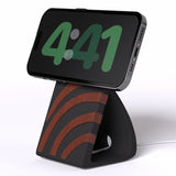 Support MagSafe ArcFusion — chargeur iPhone design arc bois