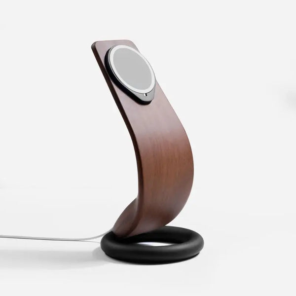 Support MagSafe Cobra aspect bois bureau iPhone