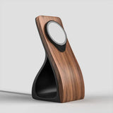 Support téléphone Woodface aspect bois — MagSafe & Android