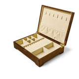 Boîte à bijoux en noyer noir – Personnalisable avec gravure