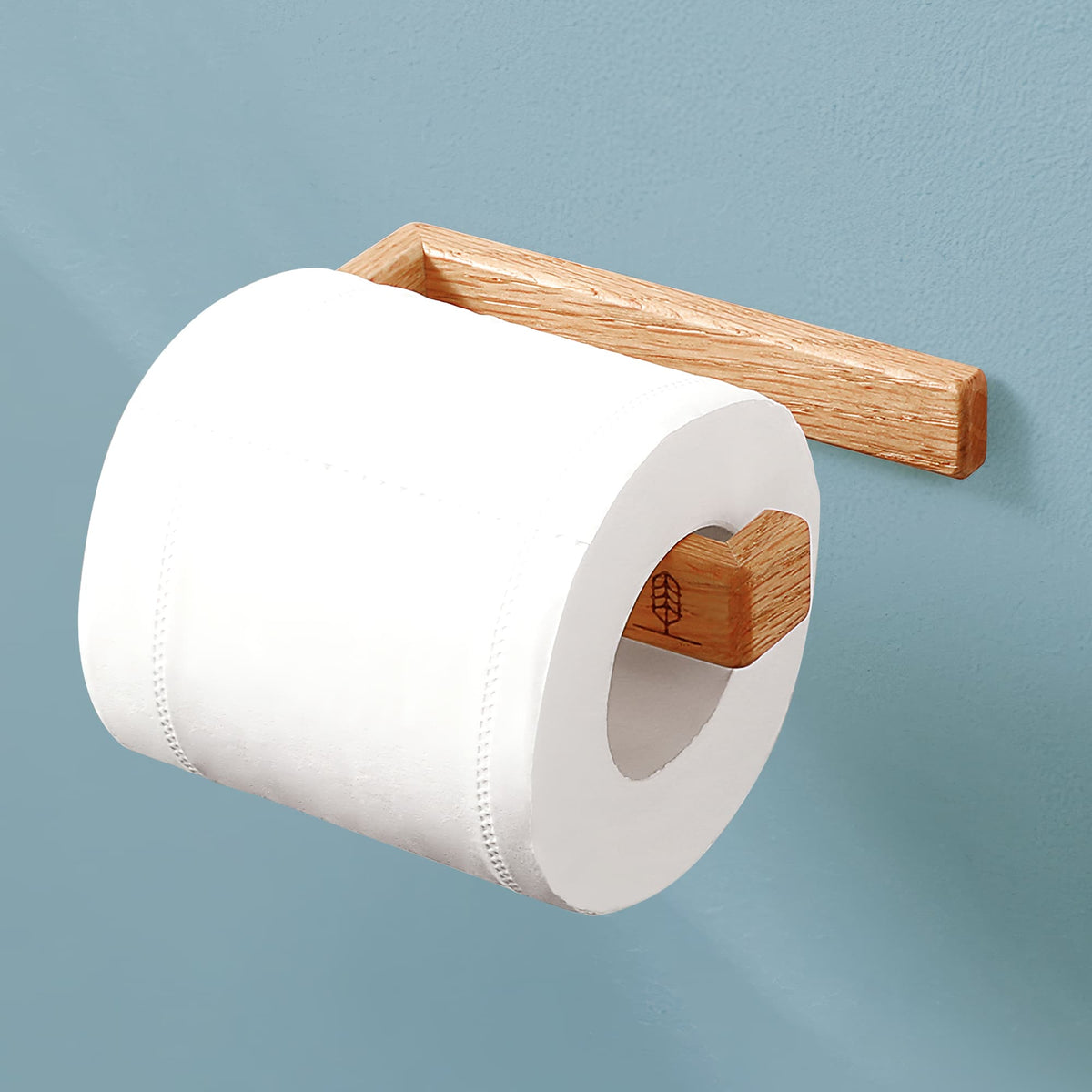 Porte-papier toilette miniature en bois massif — MINIMES