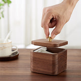 Boîte de rangement bois à trois niveaux — déco bureau