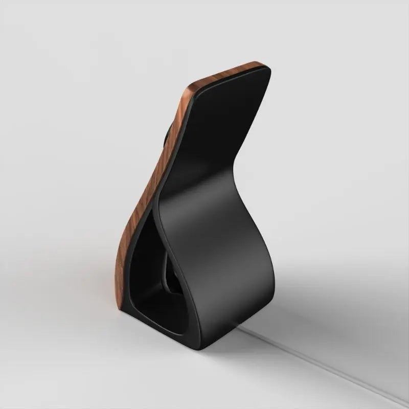 Support téléphone Woodface aspect bois — MagSafe & Android