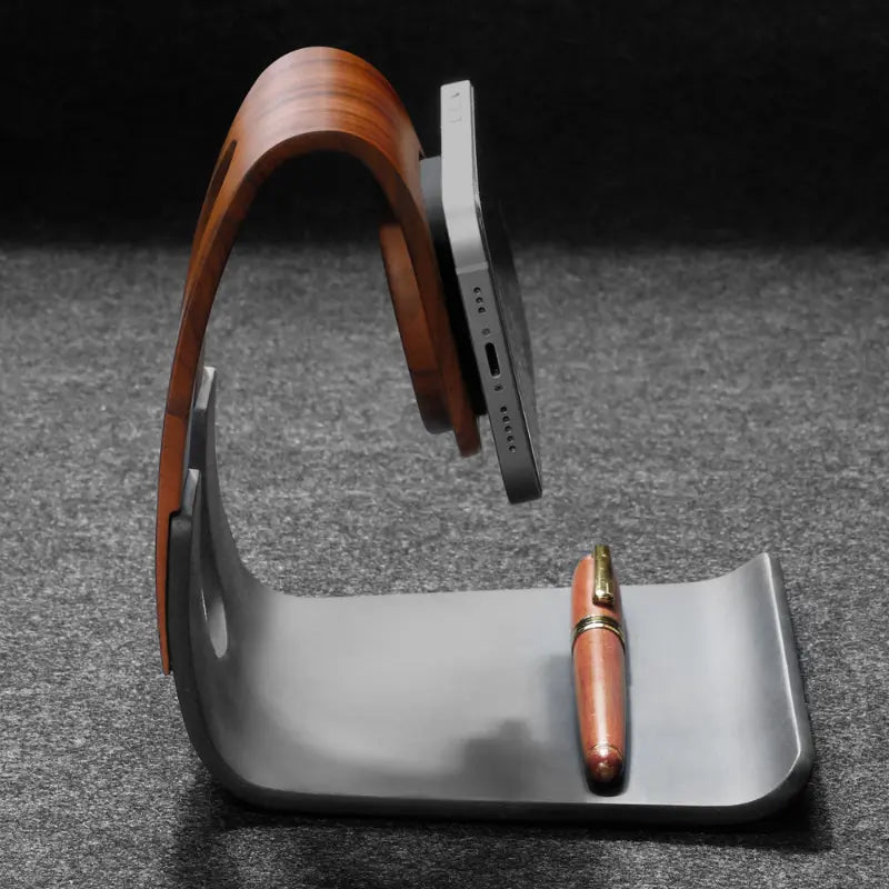 Support MagSafe RidgeStand aspect bois bureau