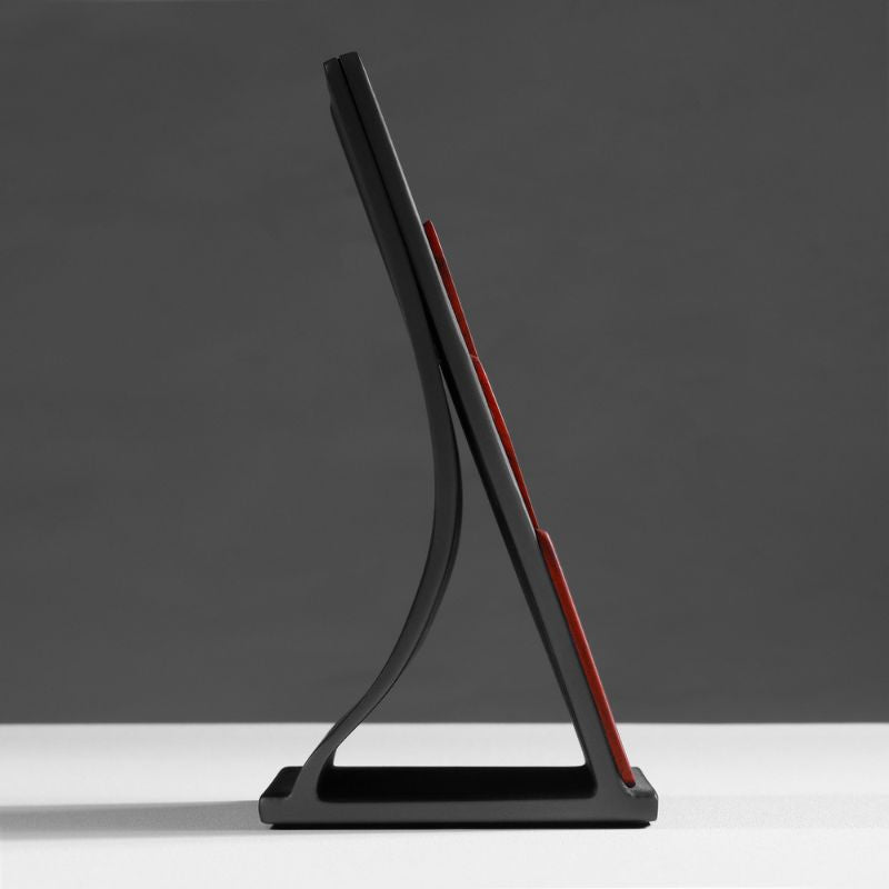 Support MagSafe RedWood finition bois bureau iPhone
