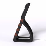 Support téléphone ArcFusion aspect bois — MagSafe & Android