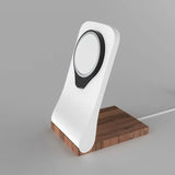 Support MagSafe SleekPeak — chargeur iPhone fin bureau bois