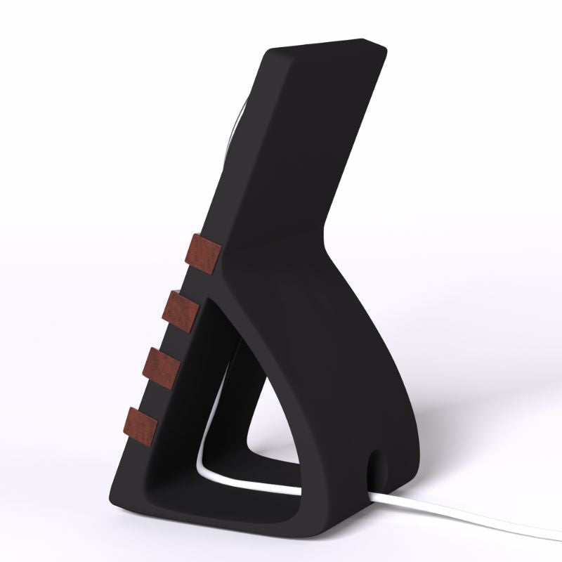 Support MagSafe ArcFusion — chargeur iPhone design arc bois