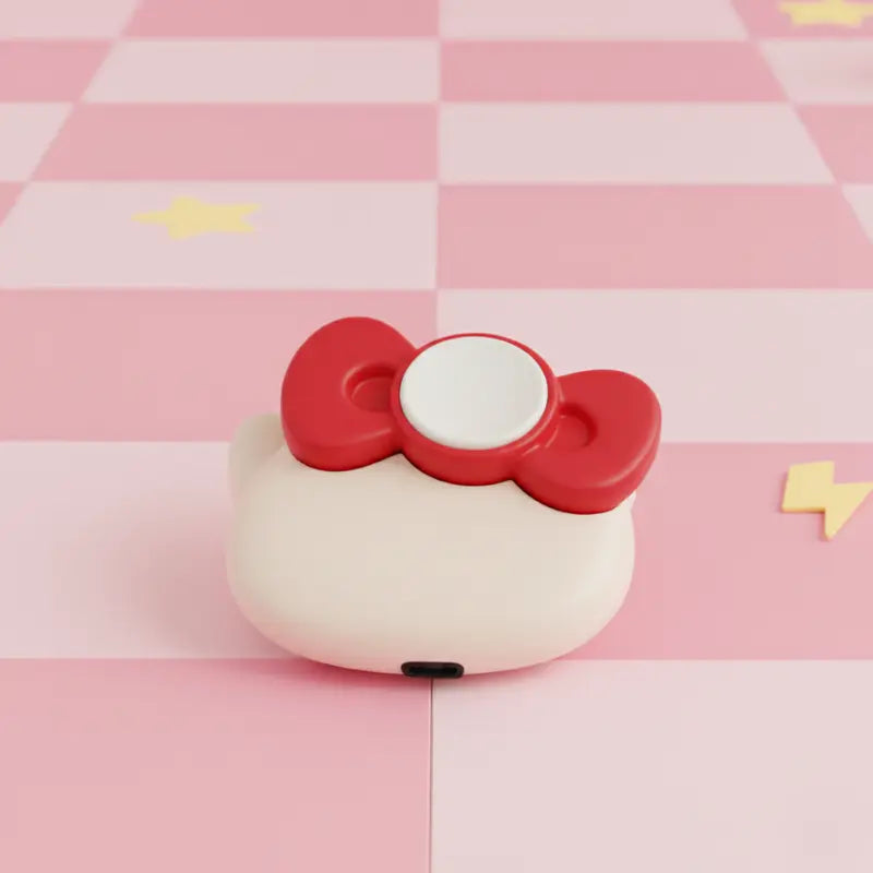 Chargeur Apple Watch Chat Blanc — accessoire kawaii