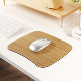 Tapis de souris en bois véritable — Frêne & Noyer rectangulaire