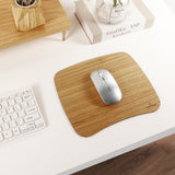 Tapis de souris en bois de noyer — rectangulaire 26×22 cm