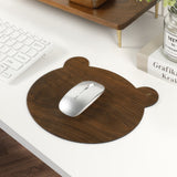 Tapis de souris en bois noyer — Forme Chat