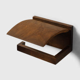 Porte-papier toilette classique en chêne rouge