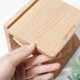Porte-papier toilette design en chêne rouge