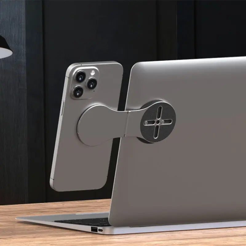 MagClip — Support téléphone magnétique pour ordinateur portable