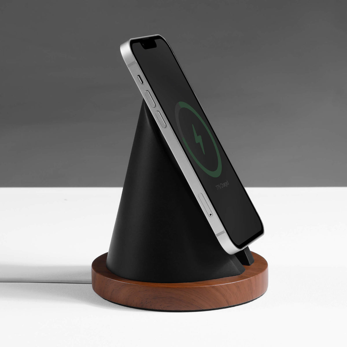 Support MagSafe Lighthouse aspect bois phare déco