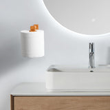 Porte-papier toilette bois rustique style ferme