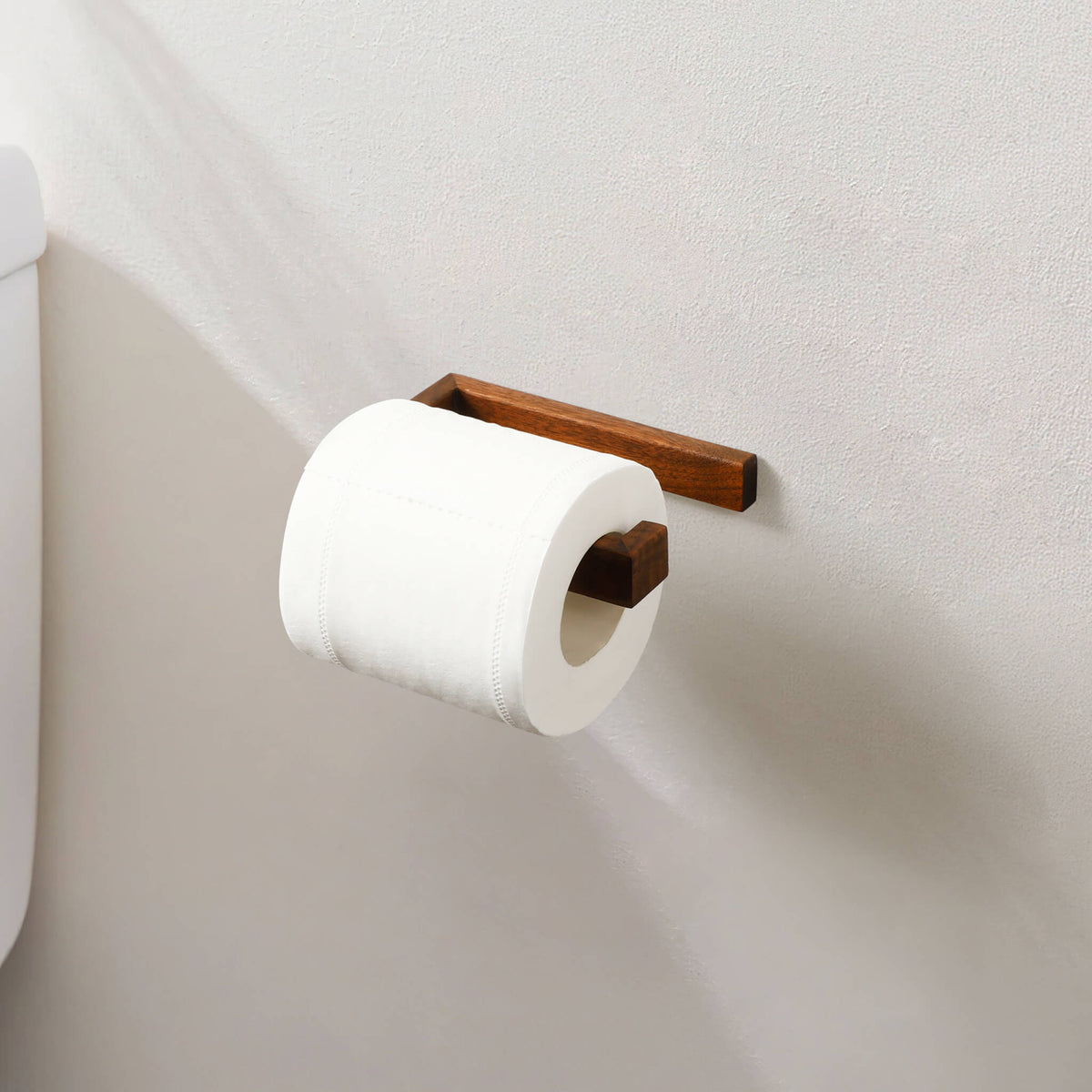 Porte-papier toilette bois rustique style ferme
