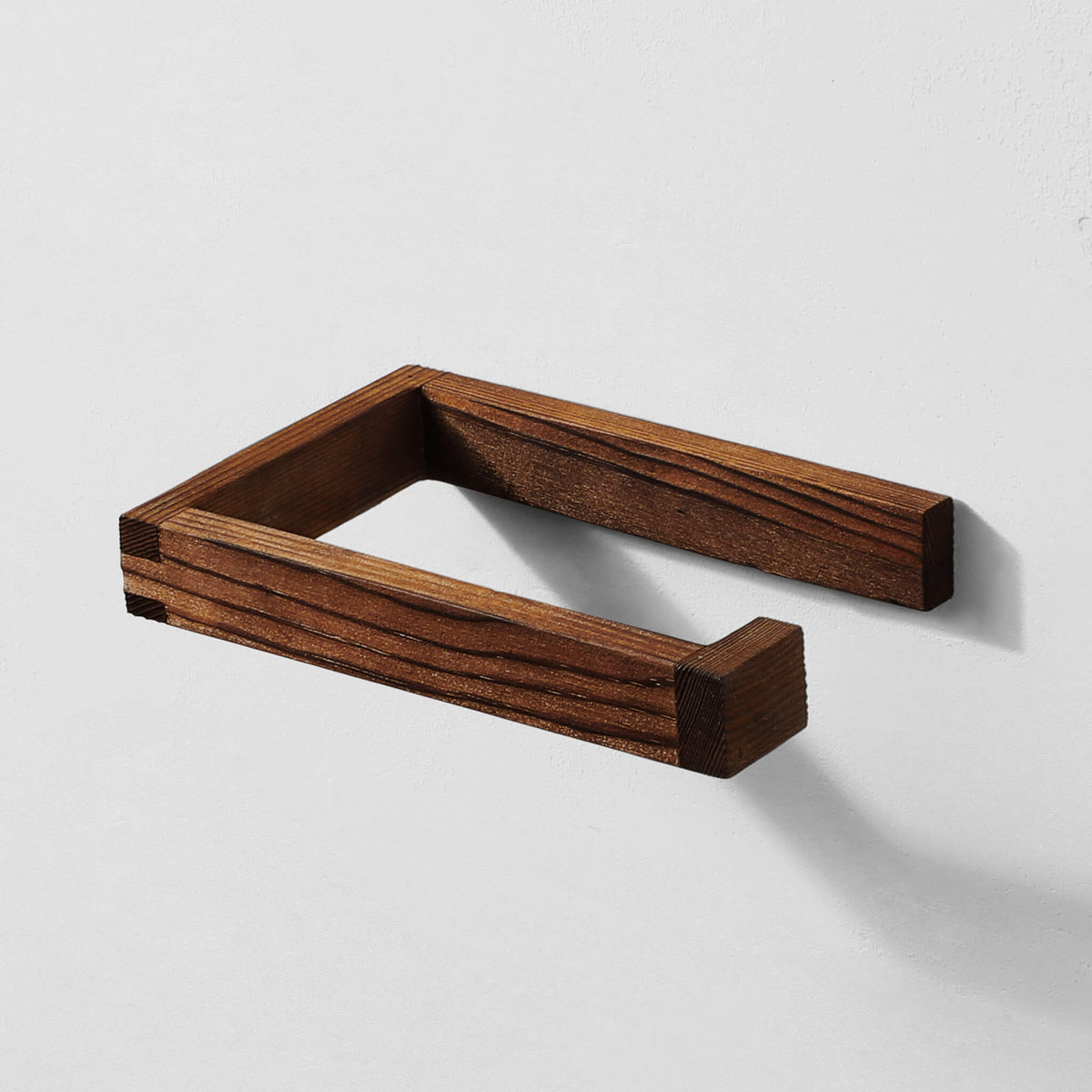 Porte-papier toilette en pin style rustique ferme