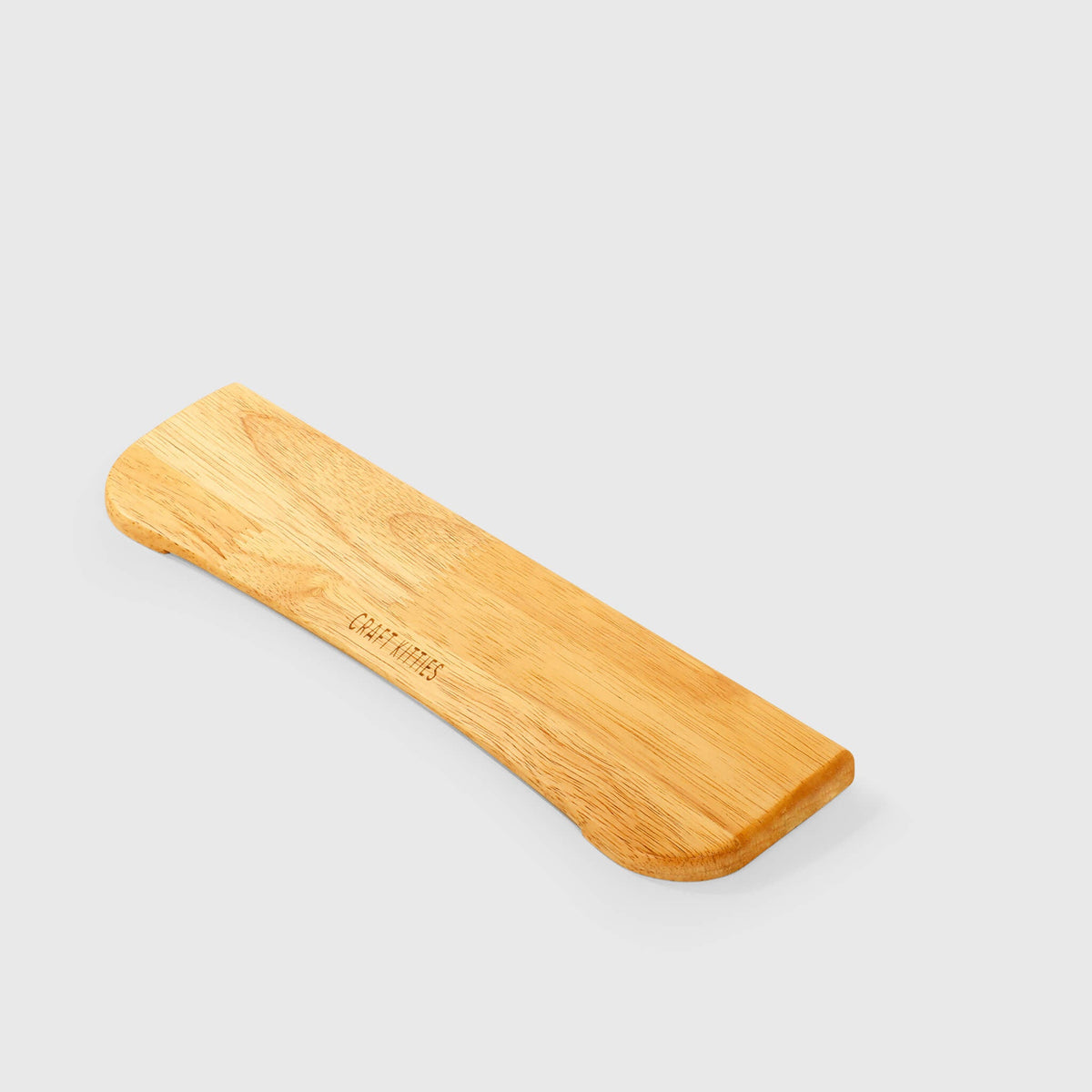 Repose-poignet clavier en bois d'hévéa — Poli main