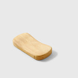 Repose-poignet souris en bois de caoutchouc massif