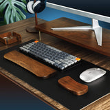 Repose-poignet clavier en bois de rose — Poli main
