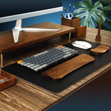 Repose-poignet clavier en bois de rose — Poli main