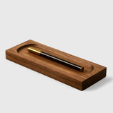 Repose-stylo en bois noyer — avec gravure personnalisée