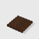 Sous-verres en bois de noyer — Forme biscuit (lot de 3)