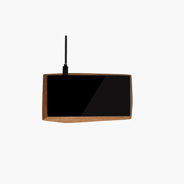 Chargeur sans fil en noyer — Modèle Ōkibo grand format