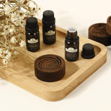 Diffuseur d'huiles essentielles en bois naturel Virgo