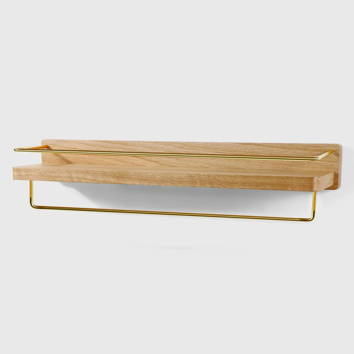 Porte-serviette en chêne rouge – Bois massif artisanal