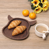 Assiette en bois de noyer en forme de vache | Plateau de service fait main | Cadeau parfait pour les amoureux des animaux