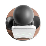 Chargeur sans fil Snow-Bob aspect bois