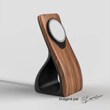 Support téléphone Woodface aspect bois — MagSafe & Android