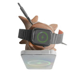 Chargeur induction Moku-san finition bois naturel