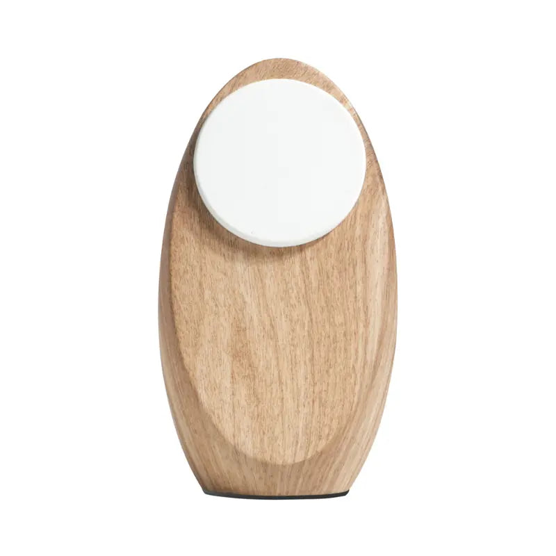 Chargeur sans fil Œuf blanc — design minimaliste