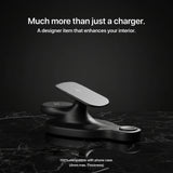 Chargeur sans fil Le Voyageur — station de voyage compact
