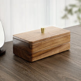 Petite boîte à bijoux en bois de noyer