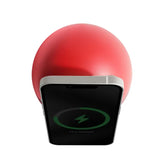 Chargeur MagSafe PowerBall sphérique aspect bois