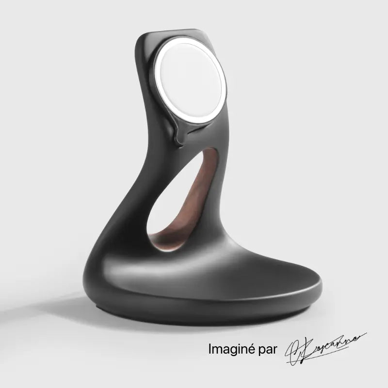 Chargeur MagSafe BlackTray aspect bois