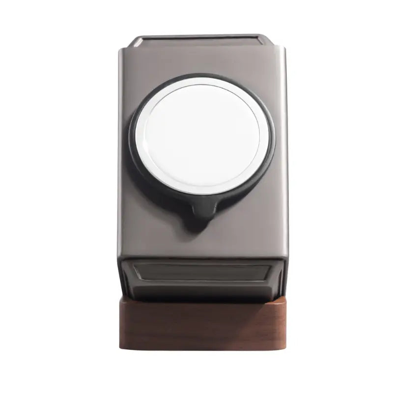 Chargeur sans fil Mjöllnir marteau Thor aspect bois
