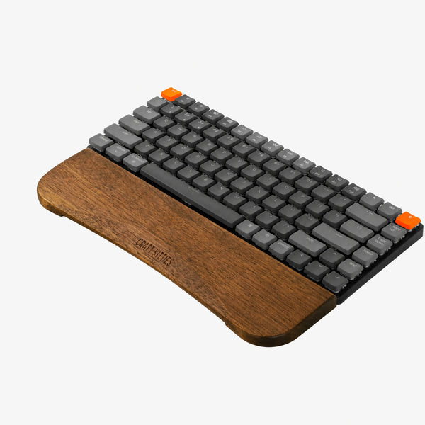 Repose-poignet clavier en bois de noyer — Poli main